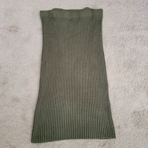 A New Day Green Knit Skirt Size Large